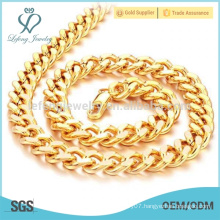 Solid cuban link gold chain 18k ,18k gold necklaces jewelry